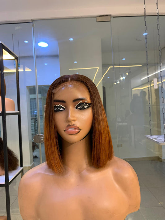 10 Carjun bone straight wig