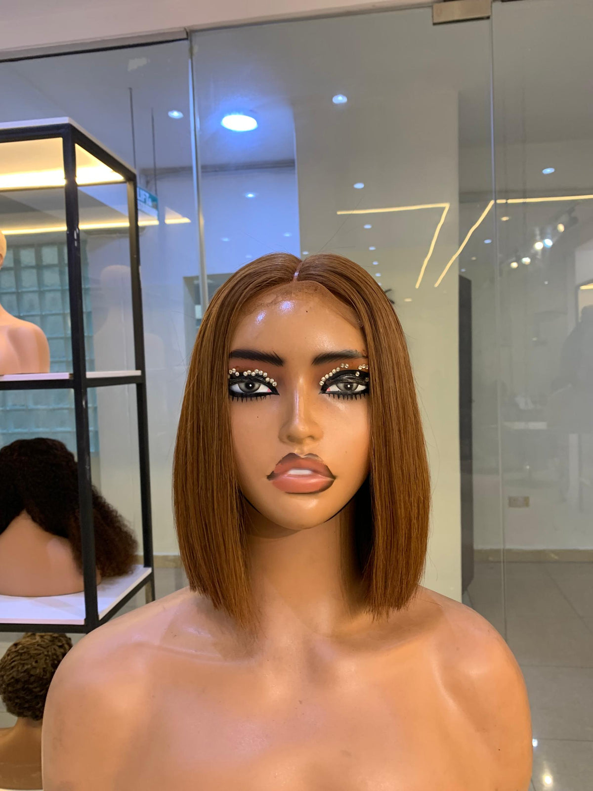 10 Ginger Bone straight Wig