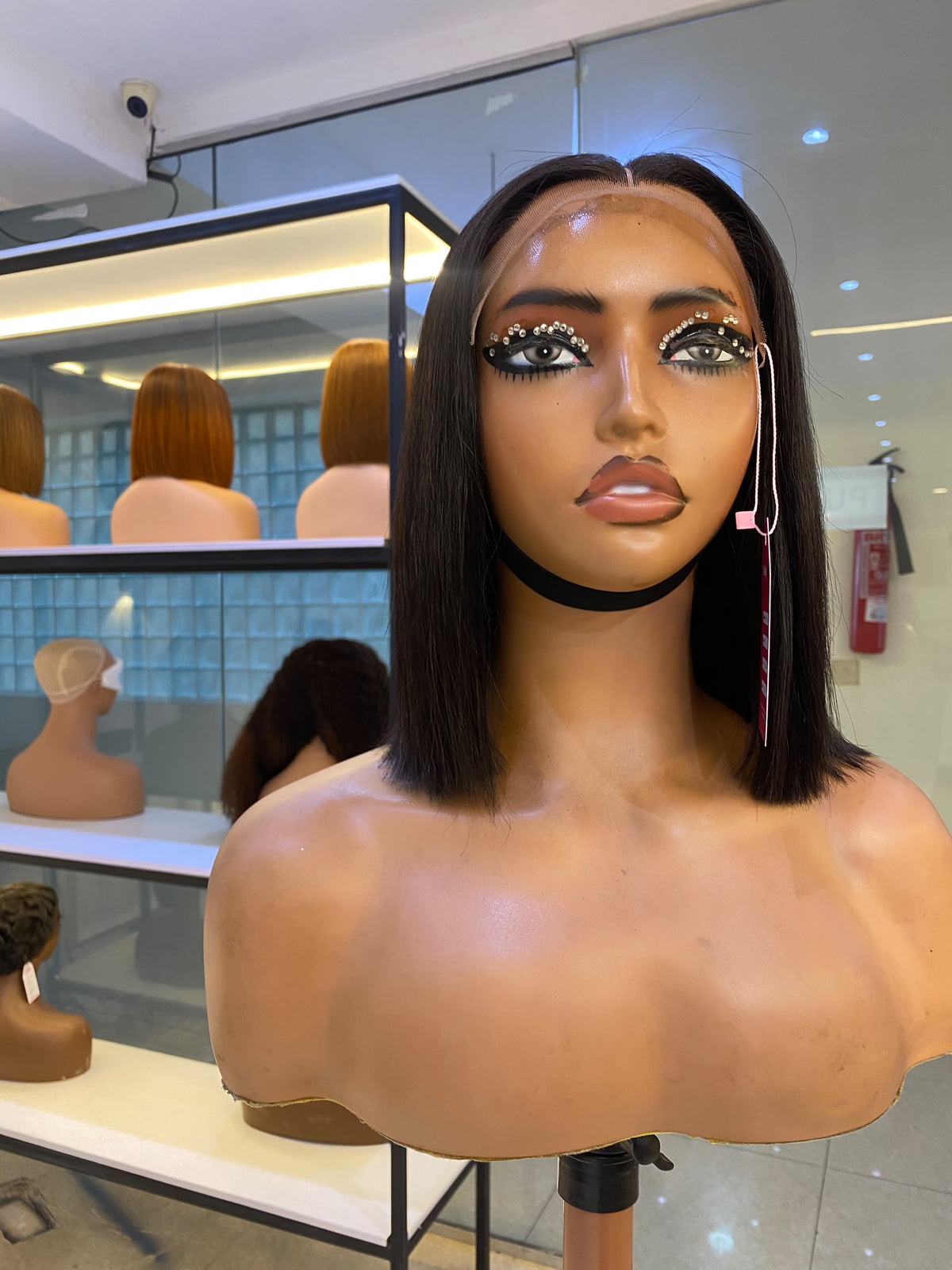 10 Natural Bone Straight Wig