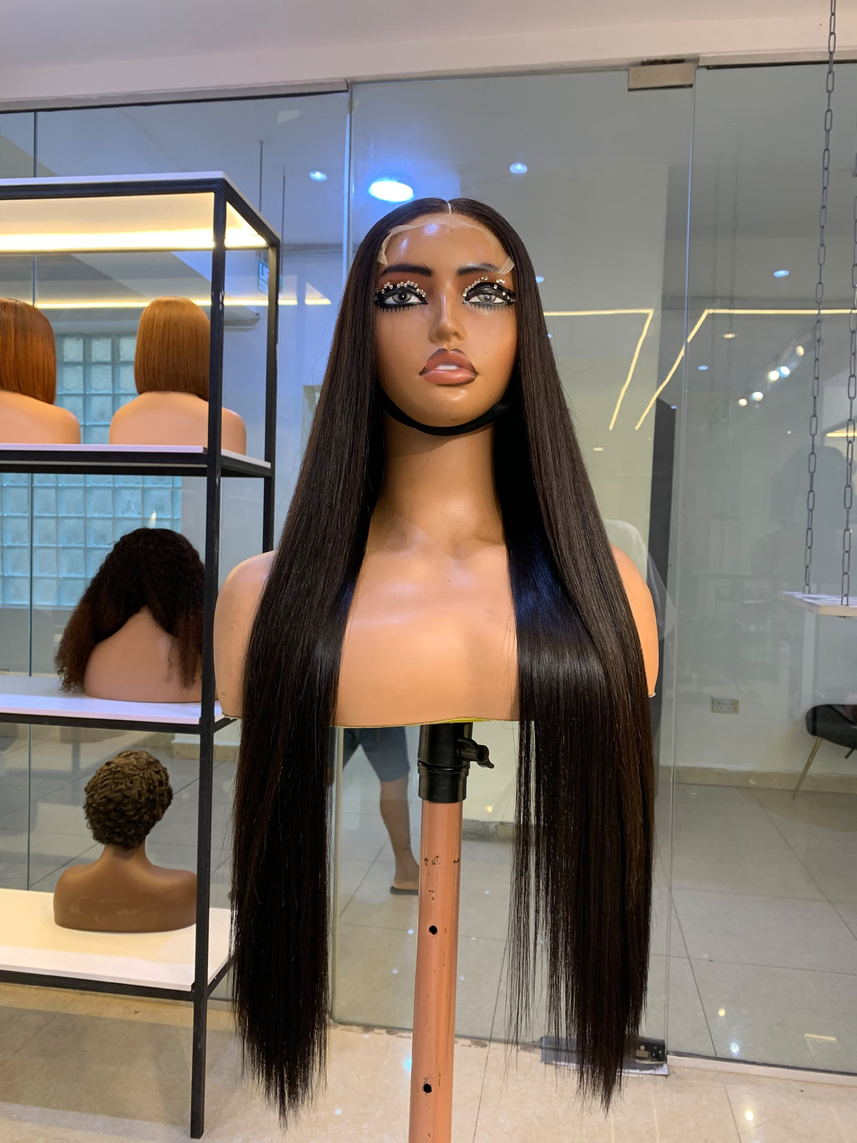 22-Inch Bone Straight Human Hair Wig | Nekkyhairs