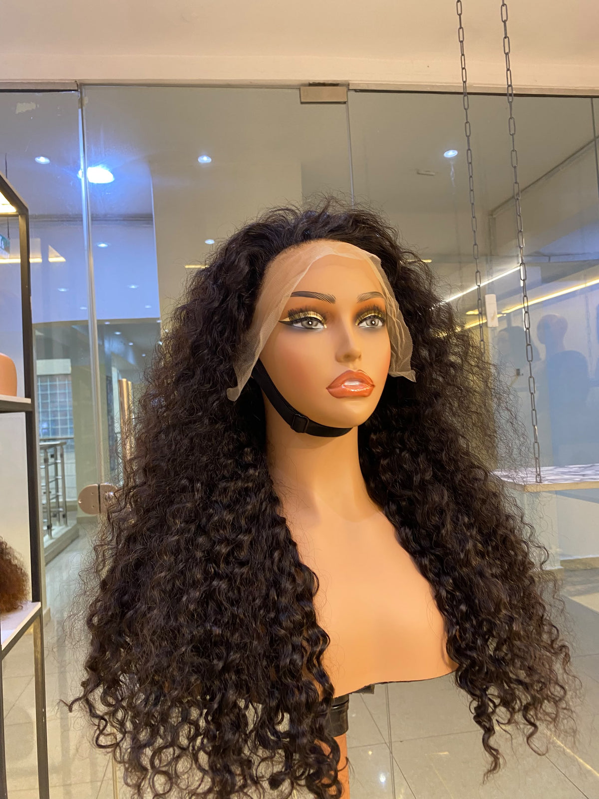 22-Inch Pixie Curl Frontal Wig – 100% Human Hair