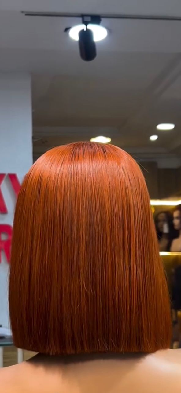 10 Inch Bone Straight Brown Wig