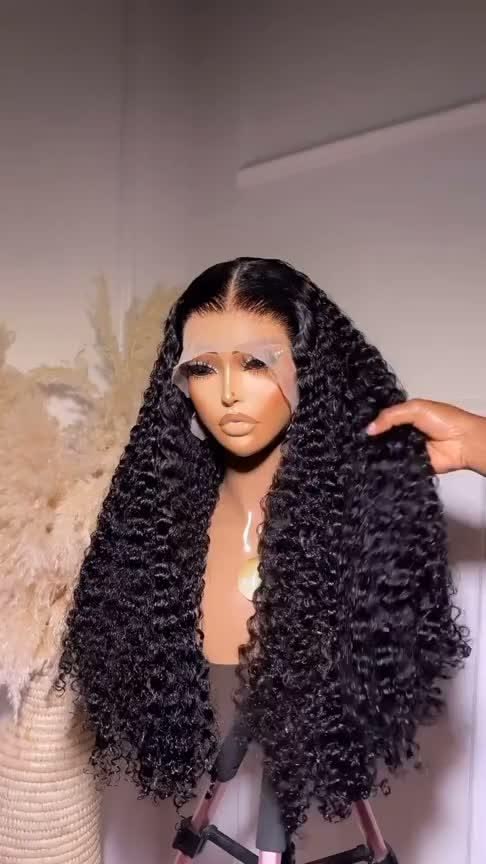 22-Inch Pixie Curl Frontal Wig – 100% Human Hair